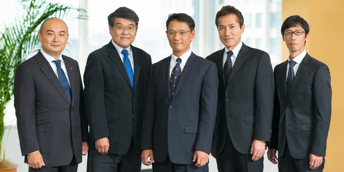 尾崎 博史、大神田 守、斎藤 晶議、大坪 慶穰、小沼 尚夫の写真